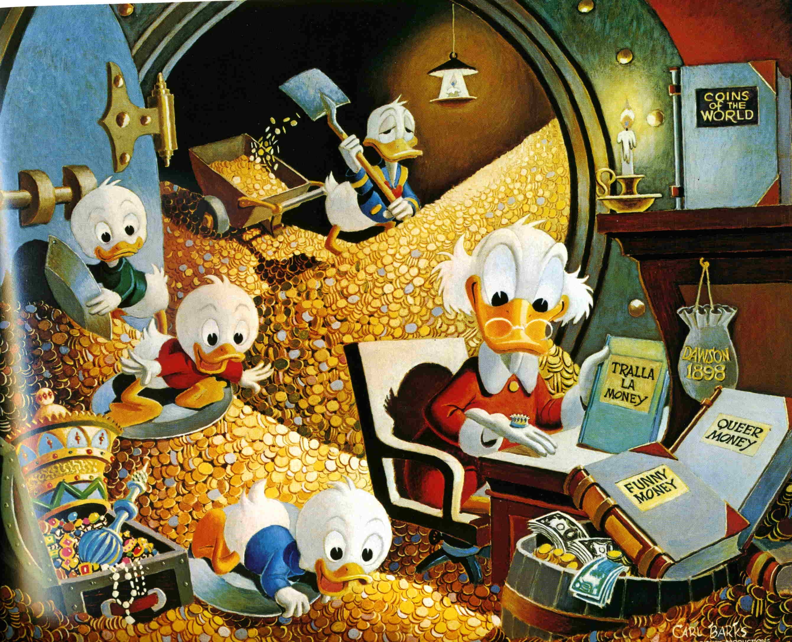 Ducktales Donald Duck Scrooge Mcduck Wallpaper
