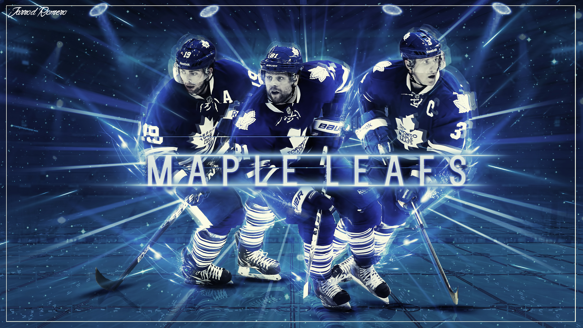 Toronto Maple Leafs Wallpaper By Burstingdesigns