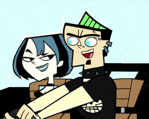 Total Drama Island Image Duncan And Gwen Going For A Ride