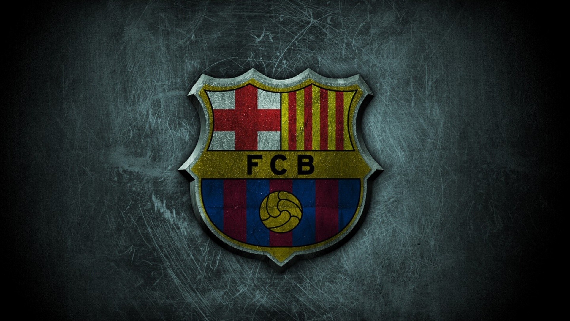 Barcelona Fc Football Logo HD Wallpaper Of