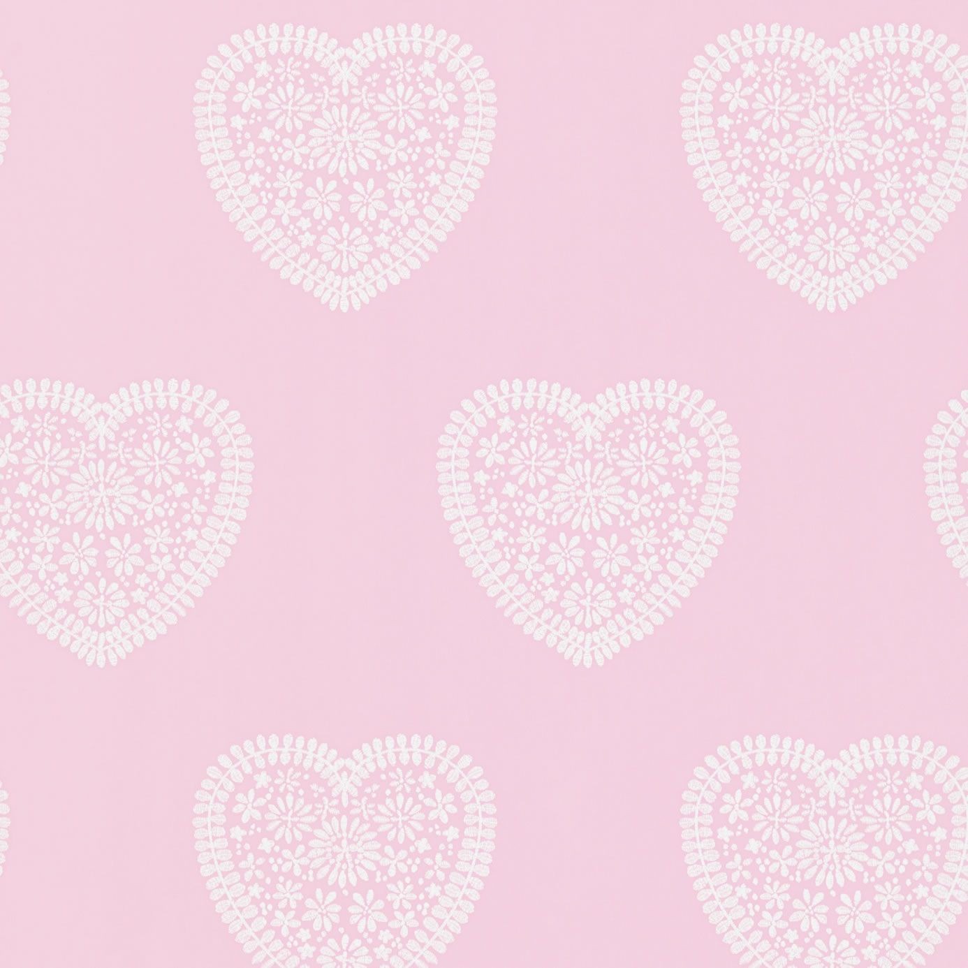 Soft Pink Sweet Hearts All About Me Harlequin Wallpaper