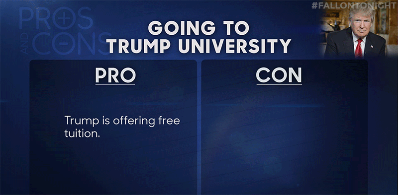 Television Politics Donald Trump Pros And Cons University