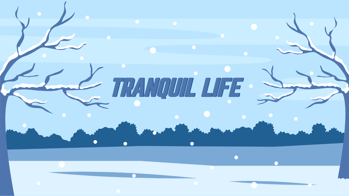 Snow Falling Wallpaper Template To Edit Online