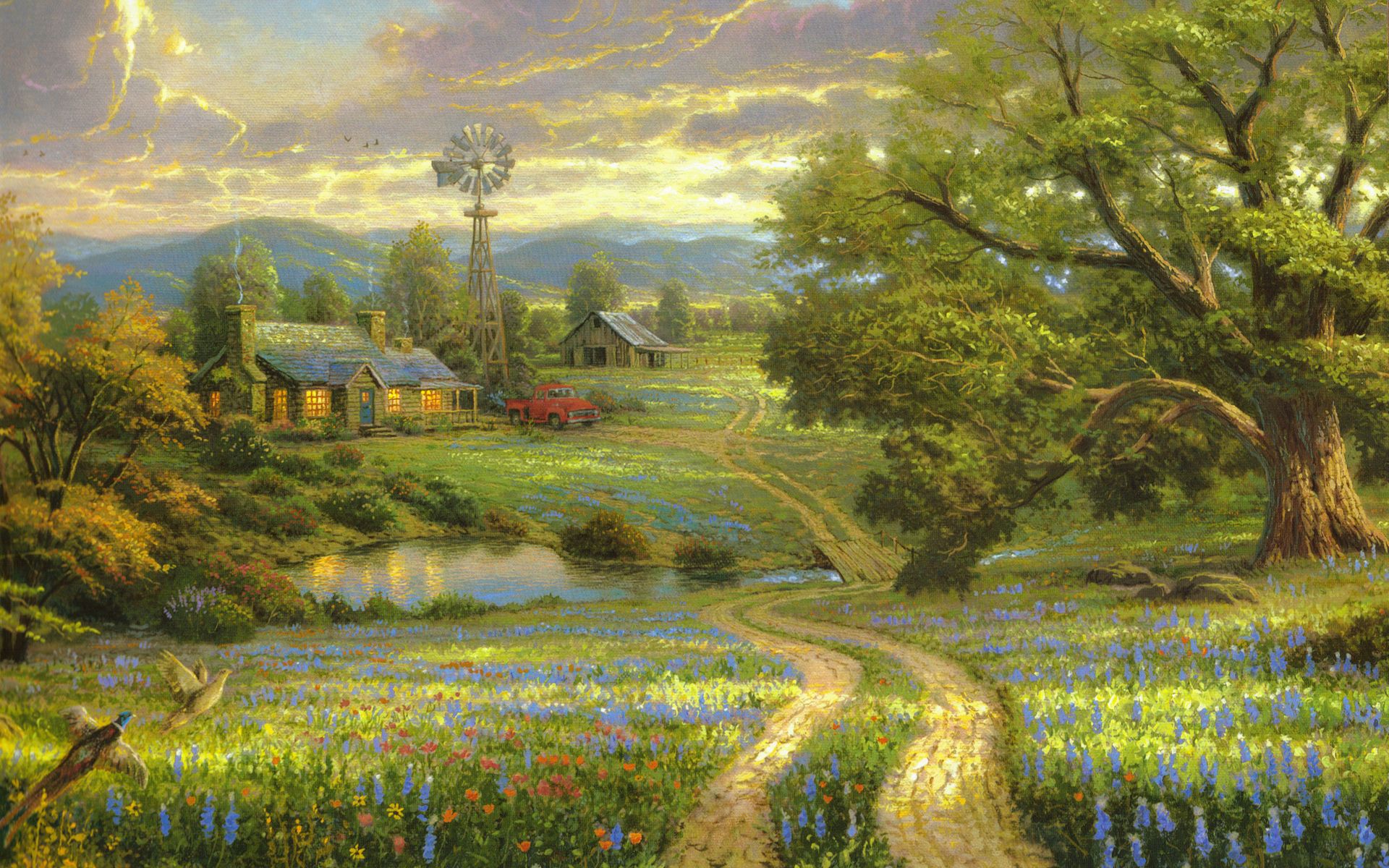 Painting Wallpaper