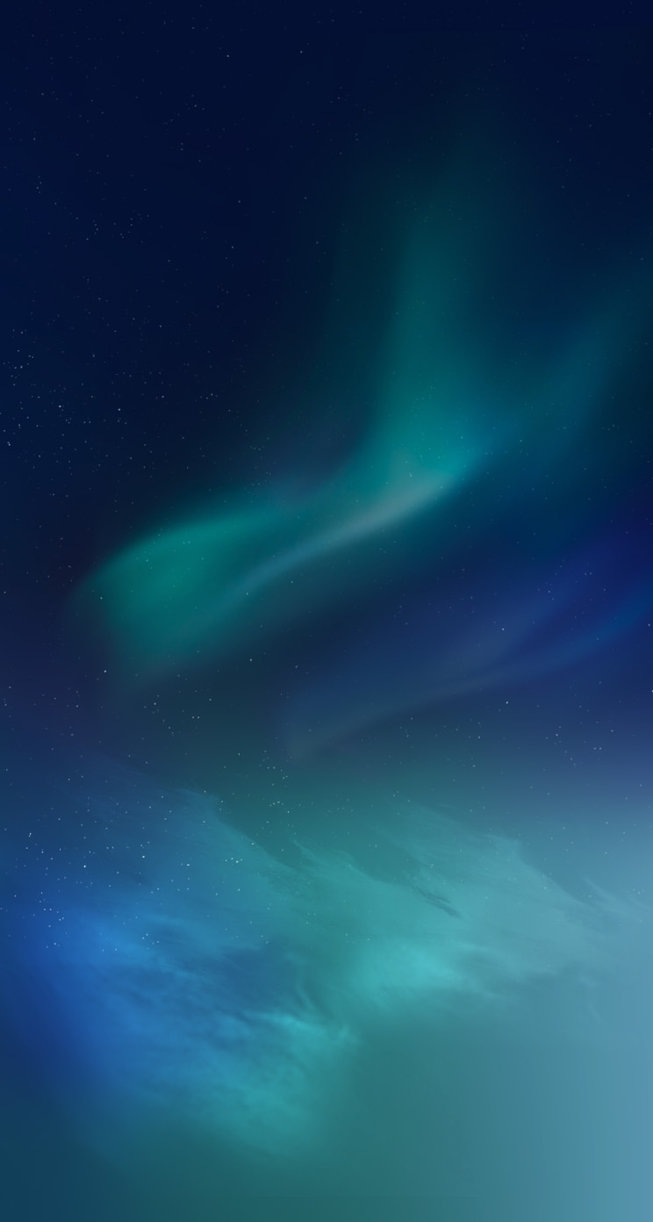 Blue Northern Lights iPhone Wallpaper By Anxanx
