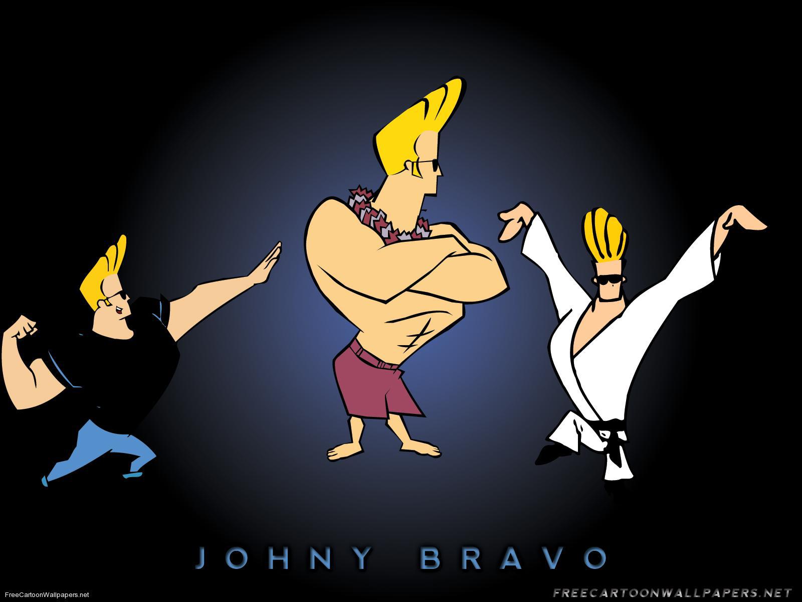 Johnny Bravo in different outfits wallpapers and images   wallpapers