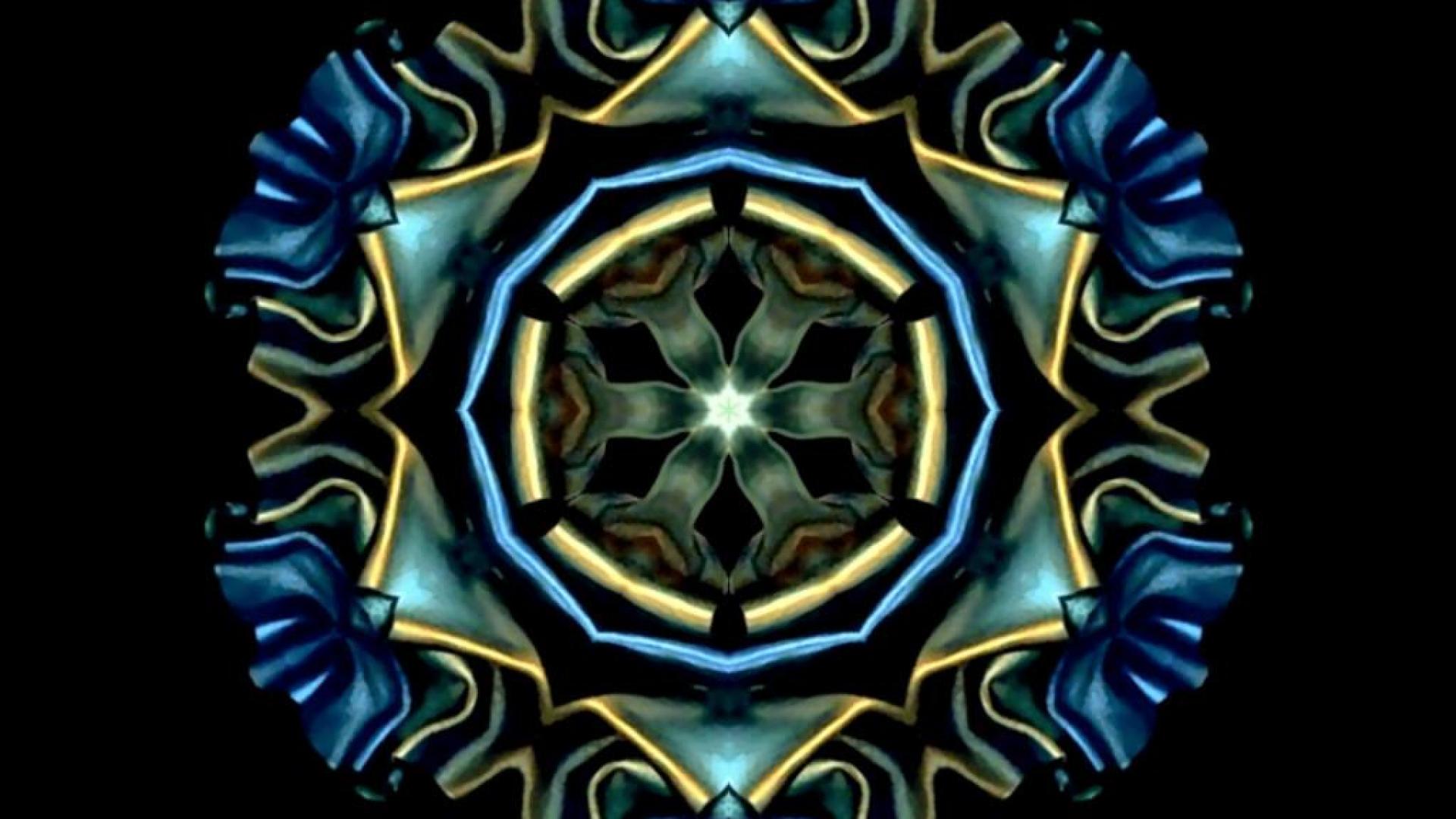 Blue Mandala Wallpaper HD Pw