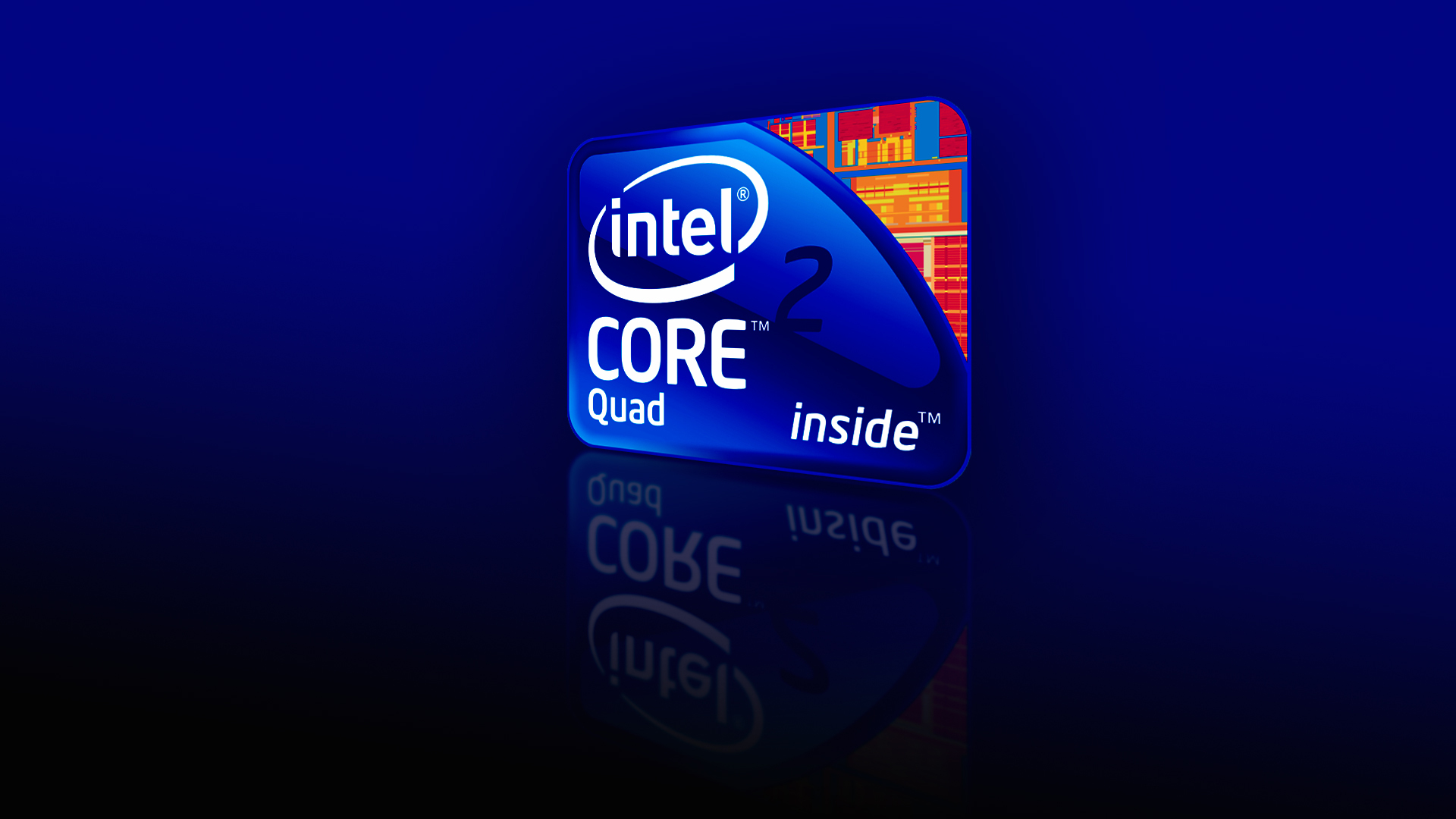 Intel Core Quad I7 Logo 1080p Wallpaper Rumah It