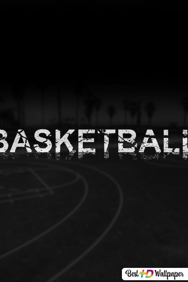 Black and white basketball wallpaper HD wallpaper download