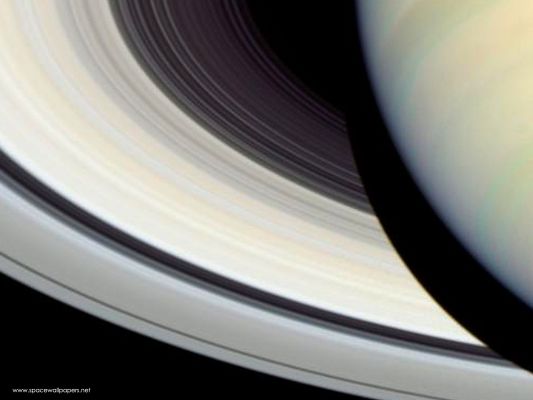 Pla Wallpaper Saturn Ring Detail Space