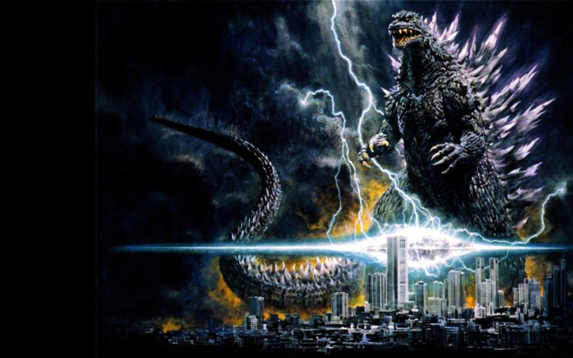 Download Godzilla Earth Unleashed in a Furious Roar Wallpaper