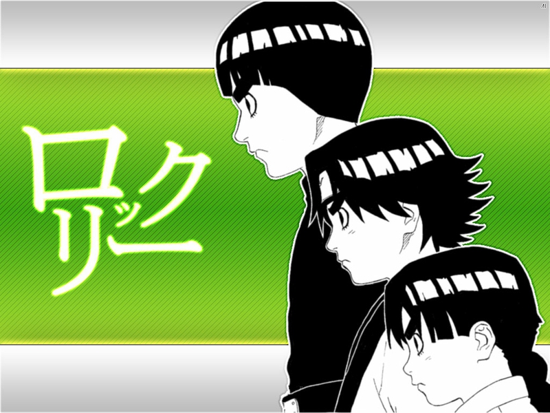 Lee Rock Anime Naruto HD Desktop Wallpaper