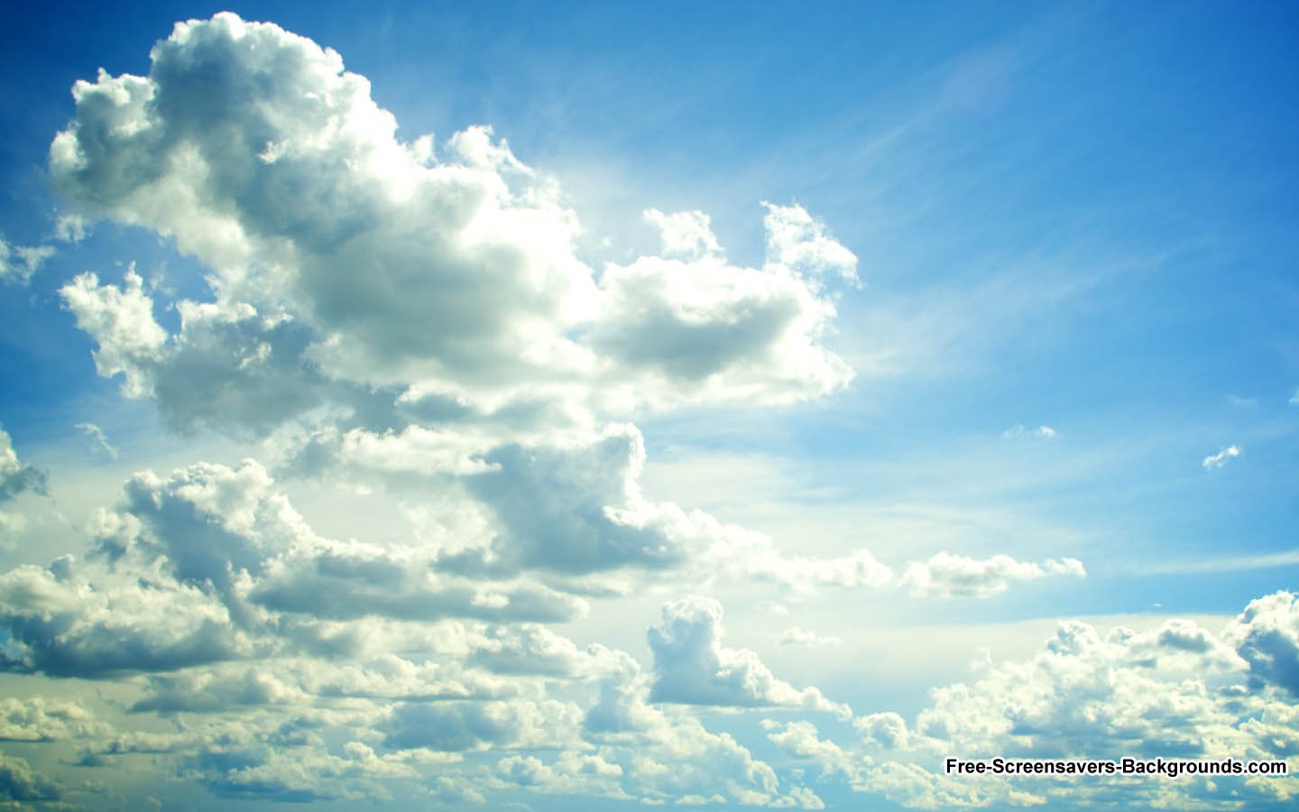 Clouds   Free Screensavers and Backgrounds