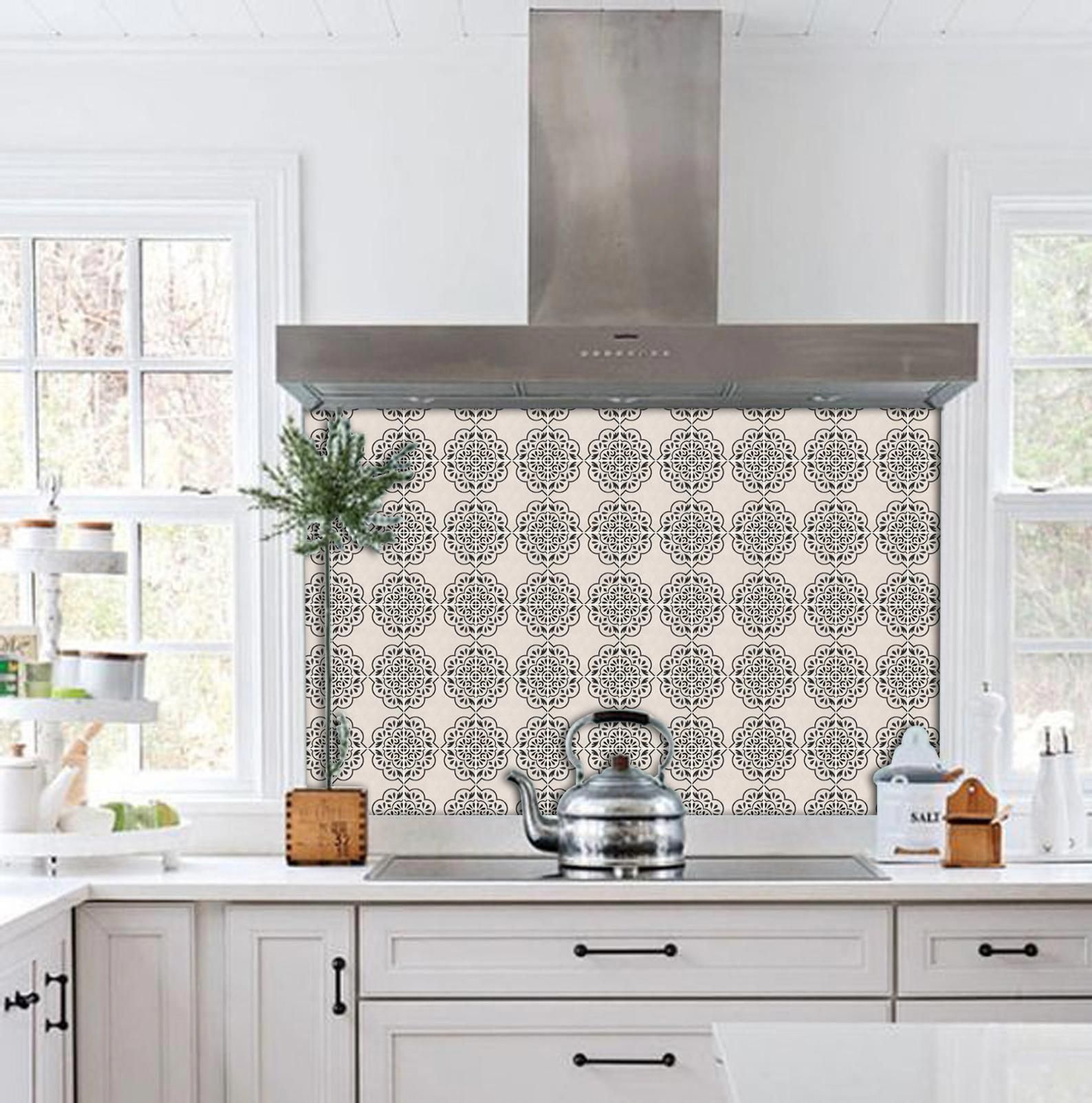 Vinyl Wallpaper Kitchen Backsplash HD Picture Image