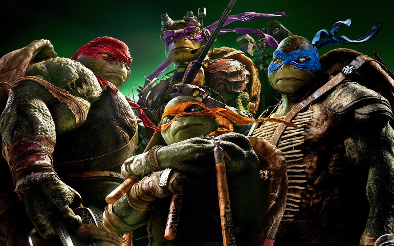 Ninja Turtles Live Action Version Of The Film Wallpaper