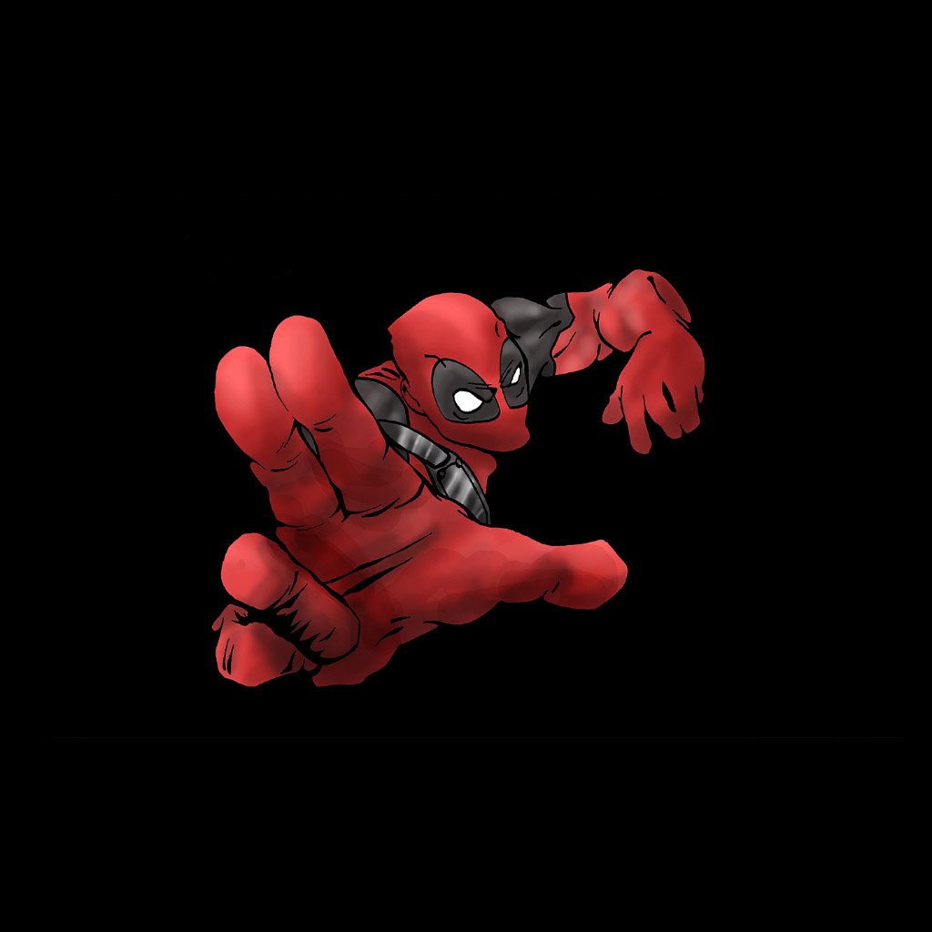 Ios7 Deadpool To You Parallax HD iPhone iPad Wallpaper