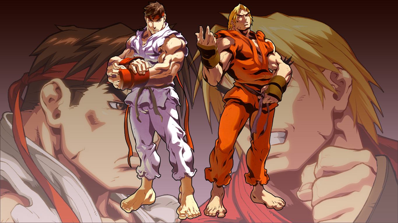 Ryu And Ken Wallpaper By Meanhonkey1980