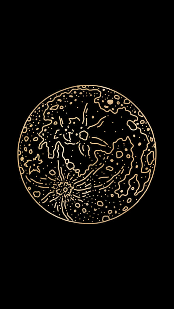 Black And Gold Aesthetic Wallpaper
