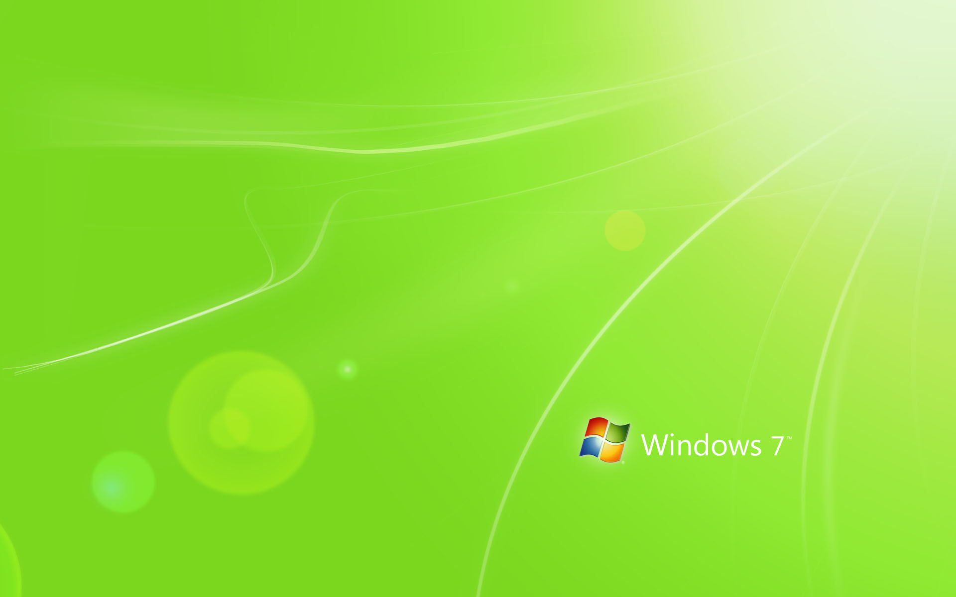 Windows 7 lime theme desktop wallpaper pictures Windows 7 lime theme