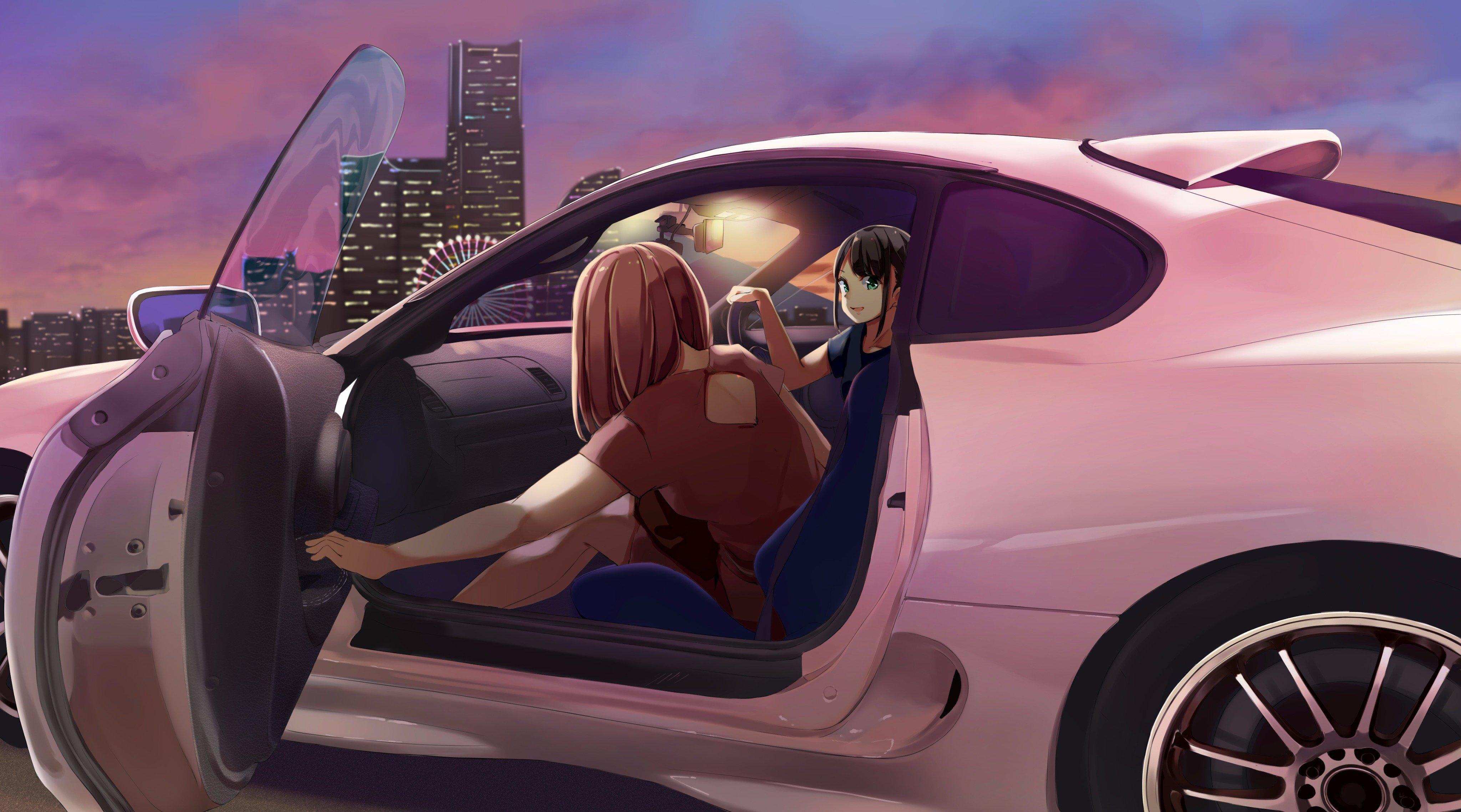Anime Car 4k Ultra HD Wallpaper by