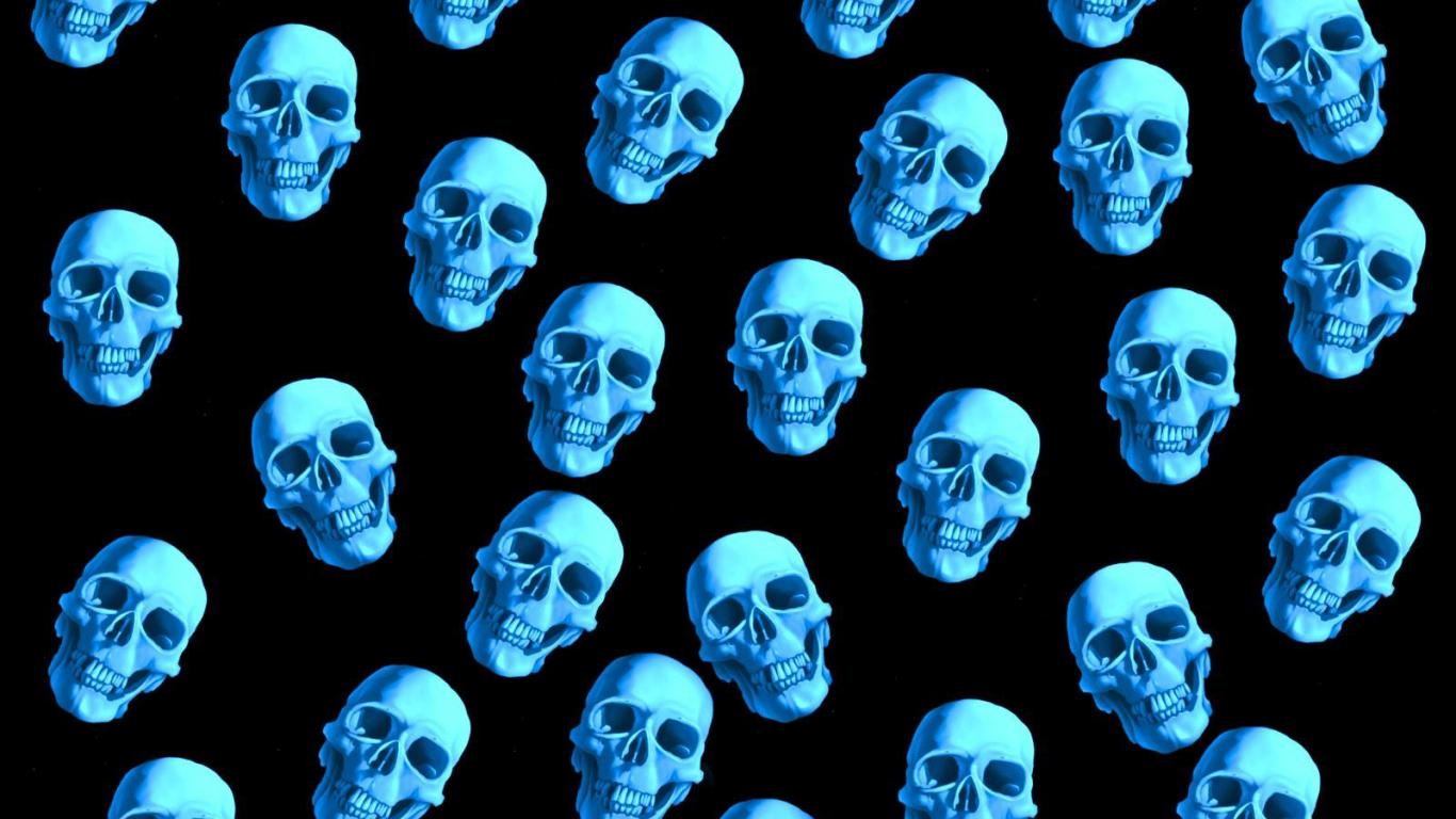 Wallpaper Skull Heads