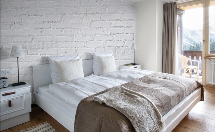 white brick wallpaper removable 2016   Textured Brick Wallpaper 700x430