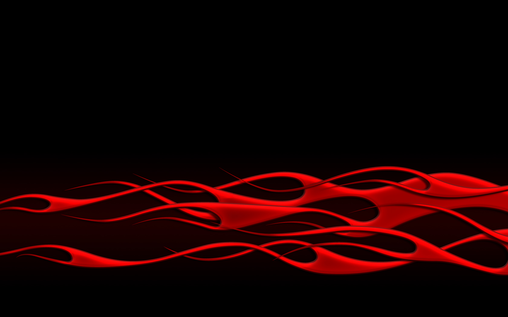 Red Flames Wallpaper On Black By Jbensch