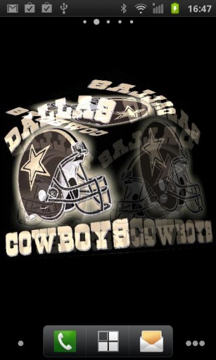 Bigger Cowboys Logo Live Wall For Android Screenshot