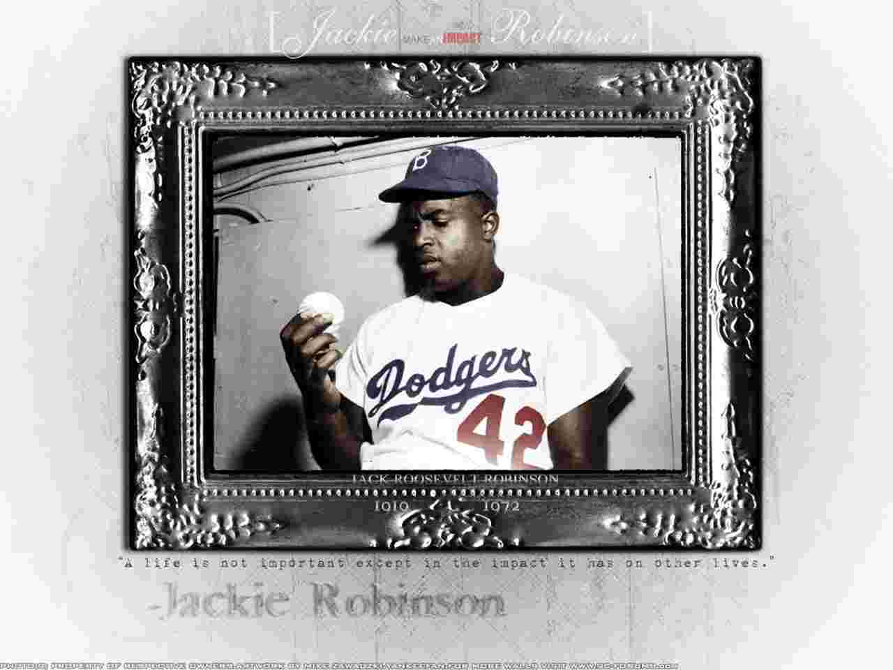 Jackie Robinson Hd Picture Wallpaper Wallpaper  फट शयर