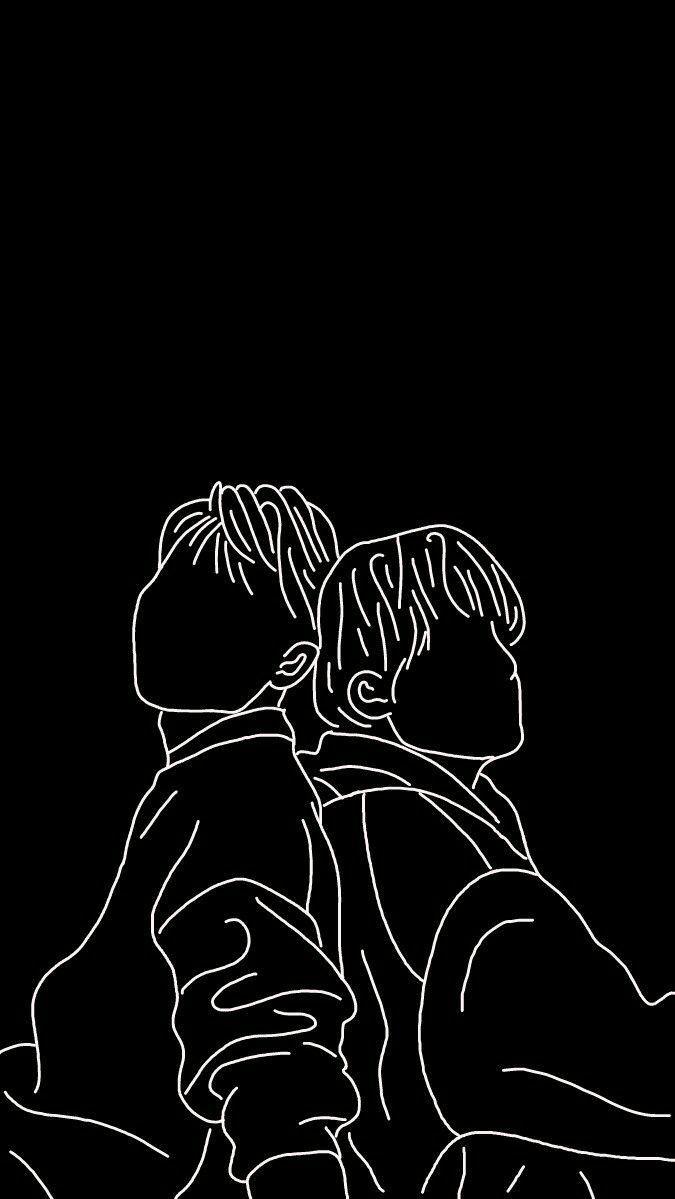 On Outline Drawing Nct Line Art Image