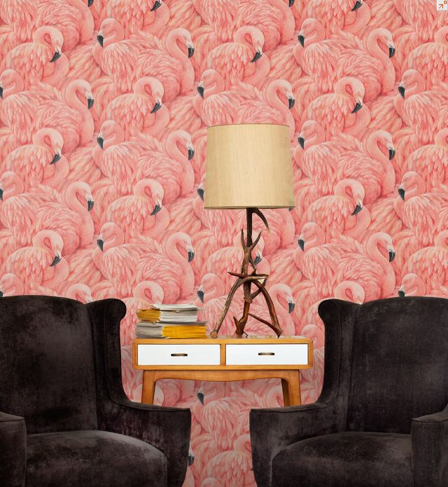 Albany Flamingo Wallpaper Pink