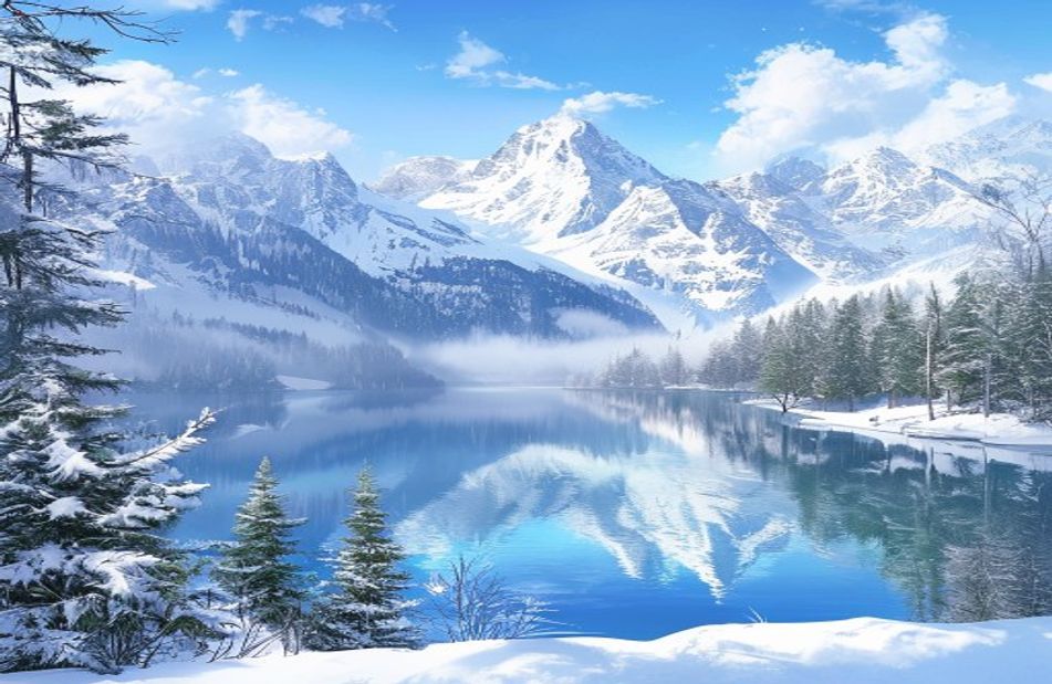 Winter Mountain Wallpaper