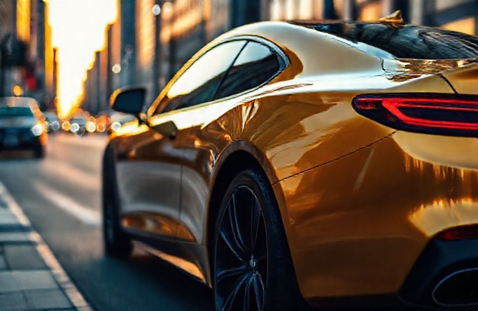 Cool Gold Cars Wallpaper