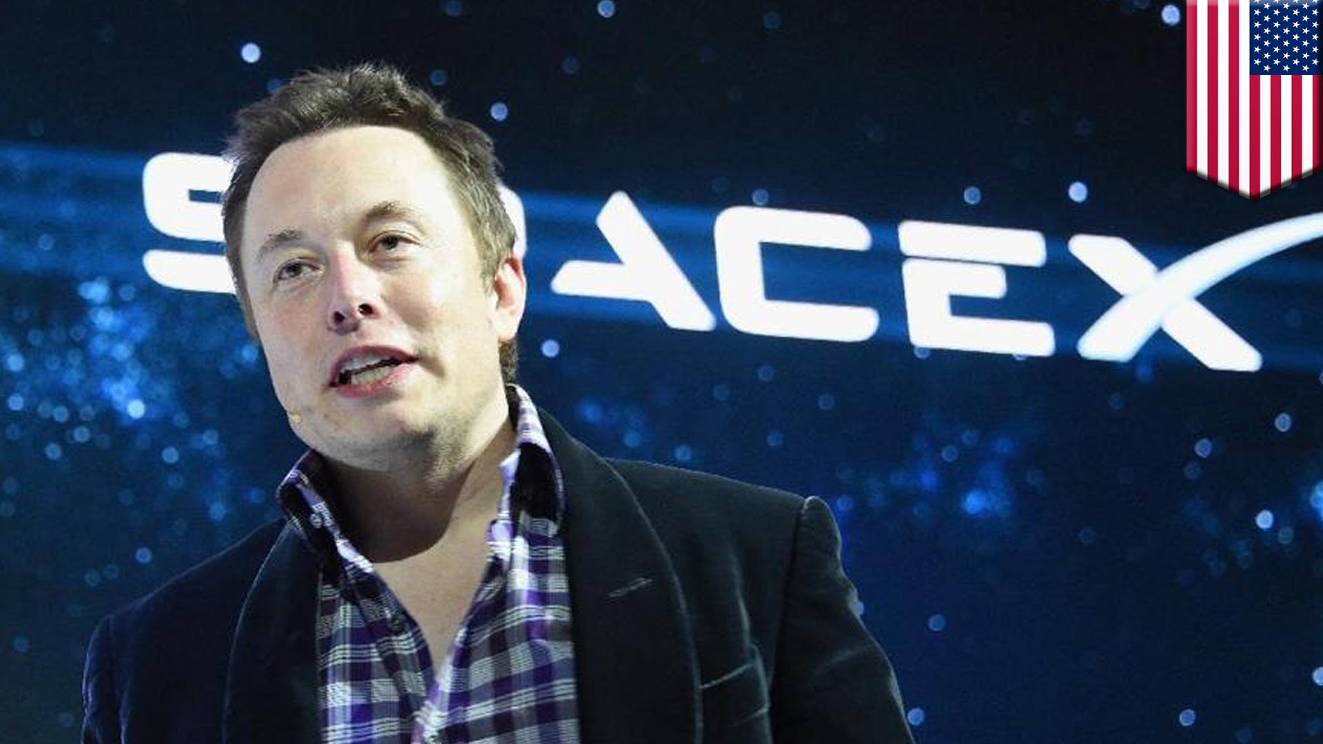 Elon Musk, CEO of SpaceX, speaking at an event