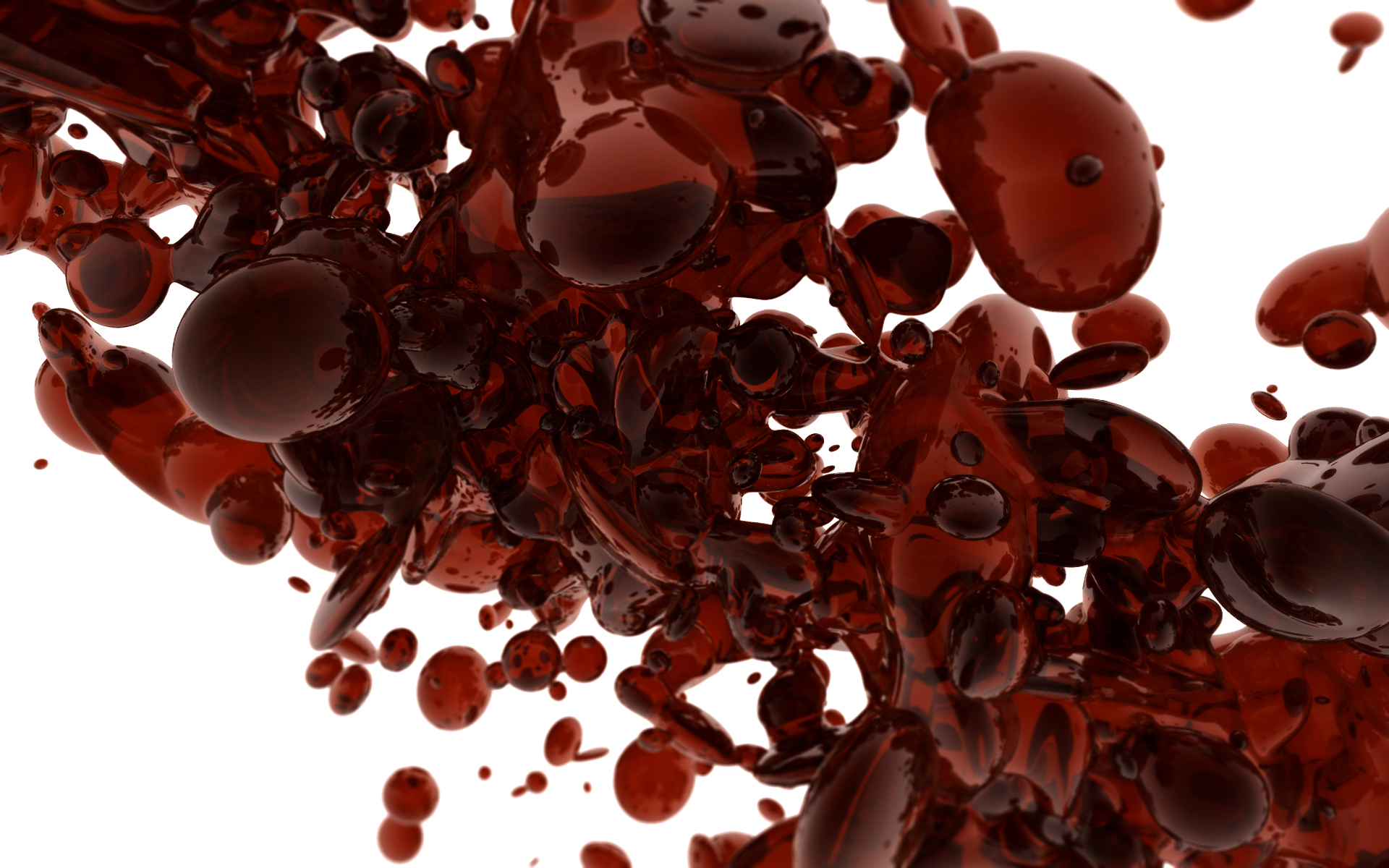 Red Blood Wallpaper Liquid Fluid