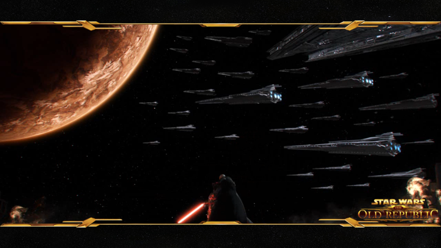 Sith Fleet over Korriban Wallp by Tenacity1 on