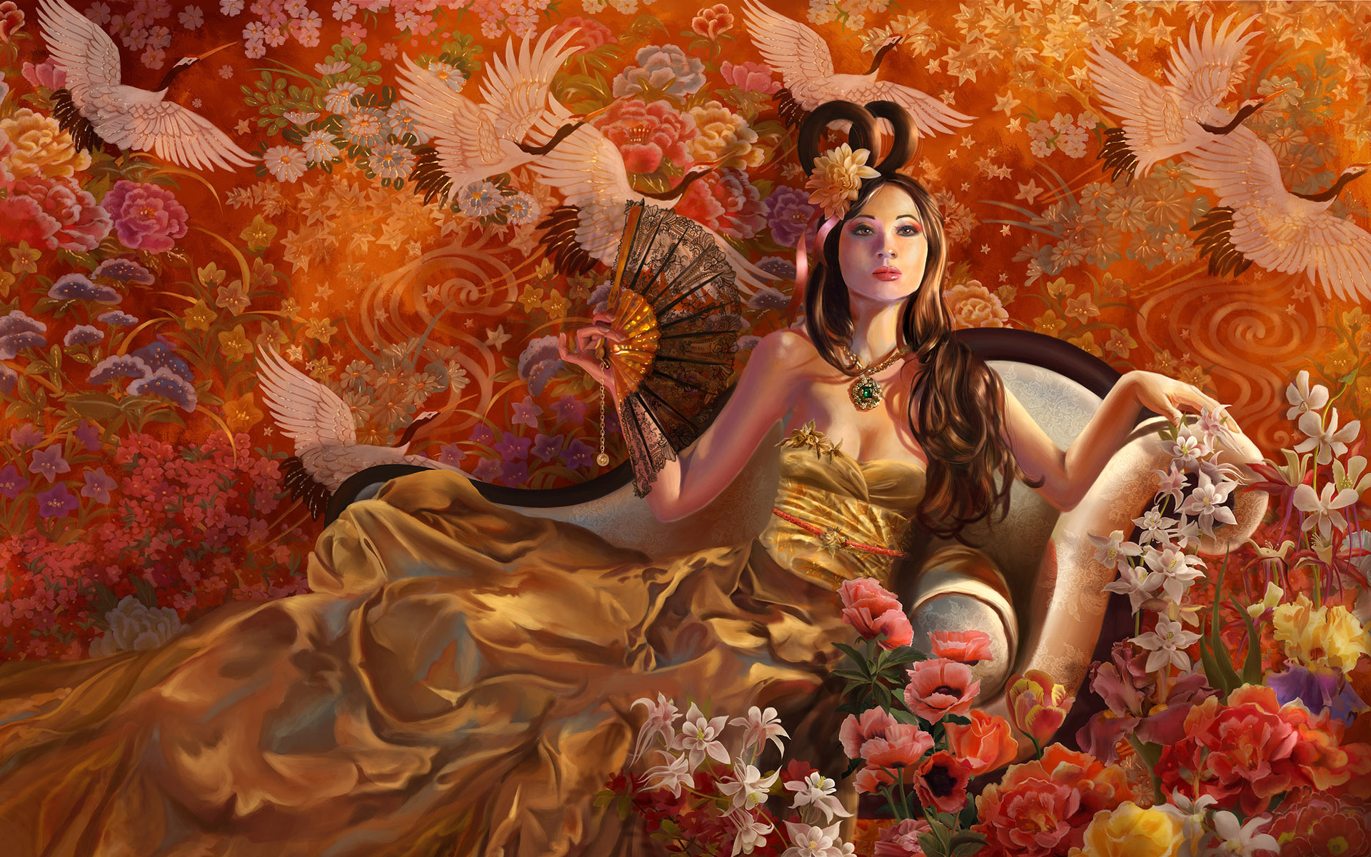 Digital Art Fantasy Woman For Desktop Wallpaper HD