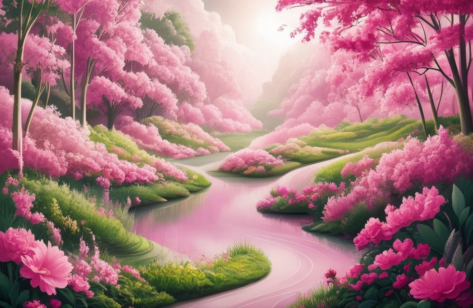 Pink Nature Wallpaper