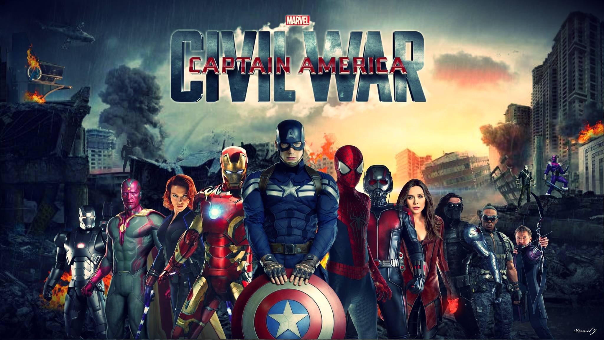 Amazing Captain America Civil War Posters