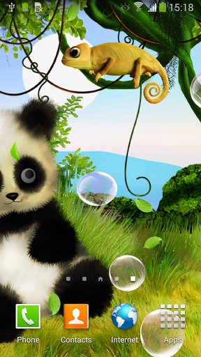 Download Animated Panda Live Wallpaper for Android by Live