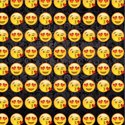Emoji Faces Wallpaper Background Black Face