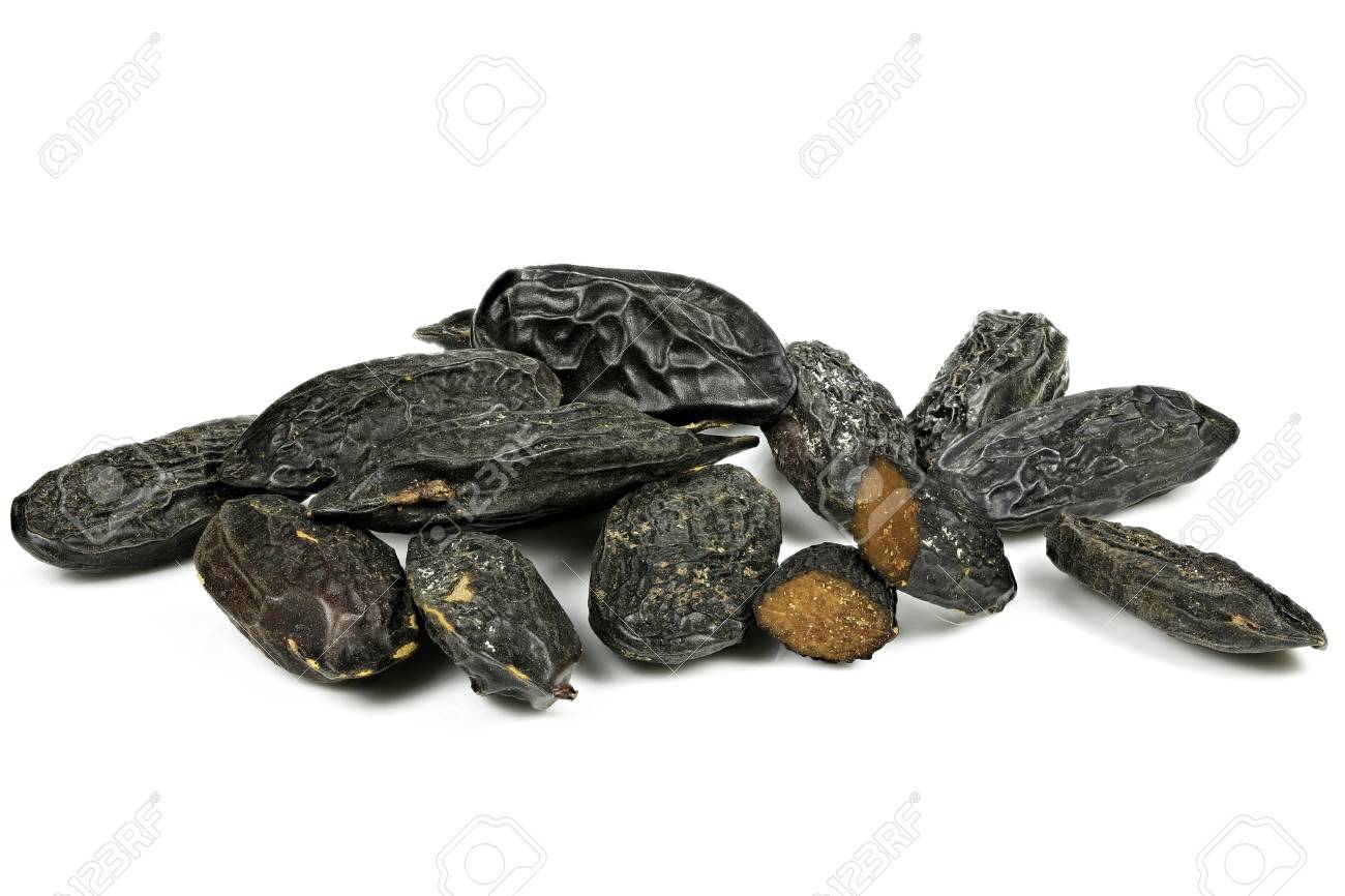 Tonka Beans Isolated On White Background Stock Photo Picture And