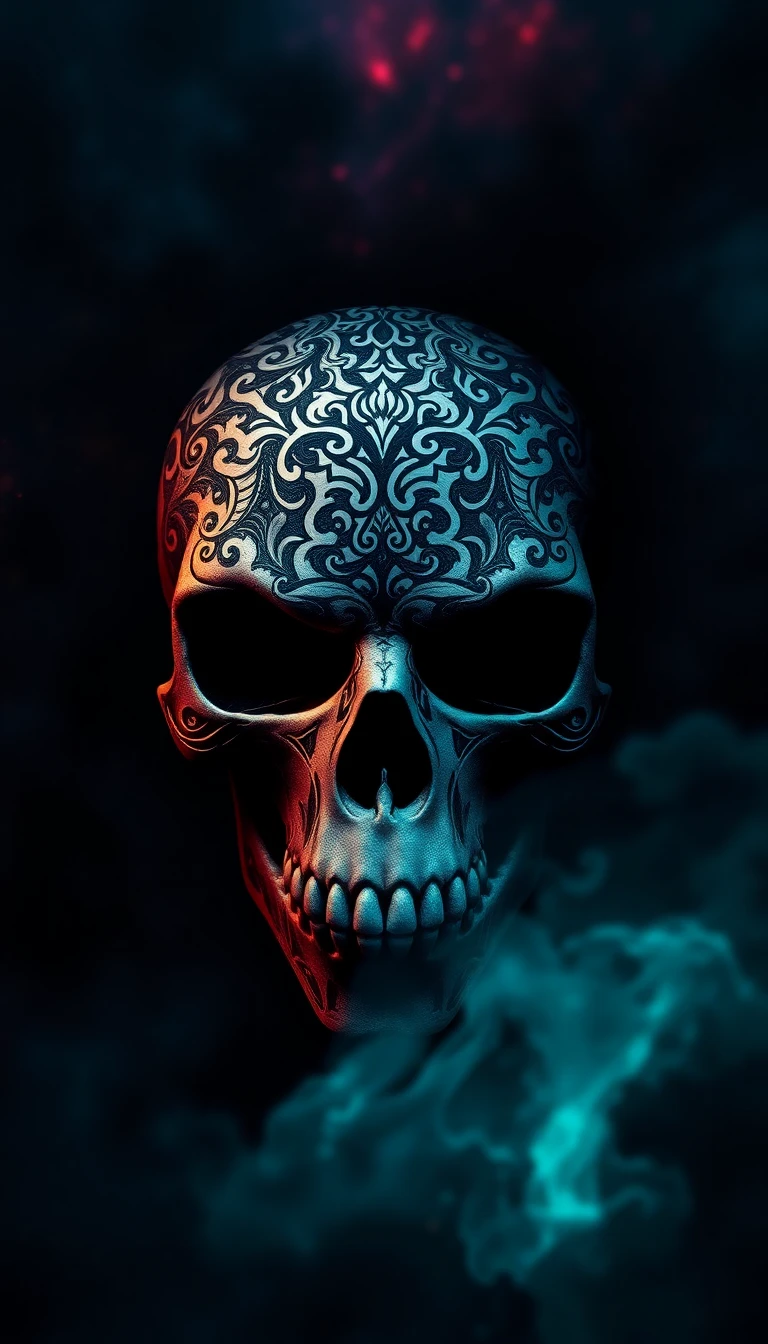 Skull Mask Wallpaper