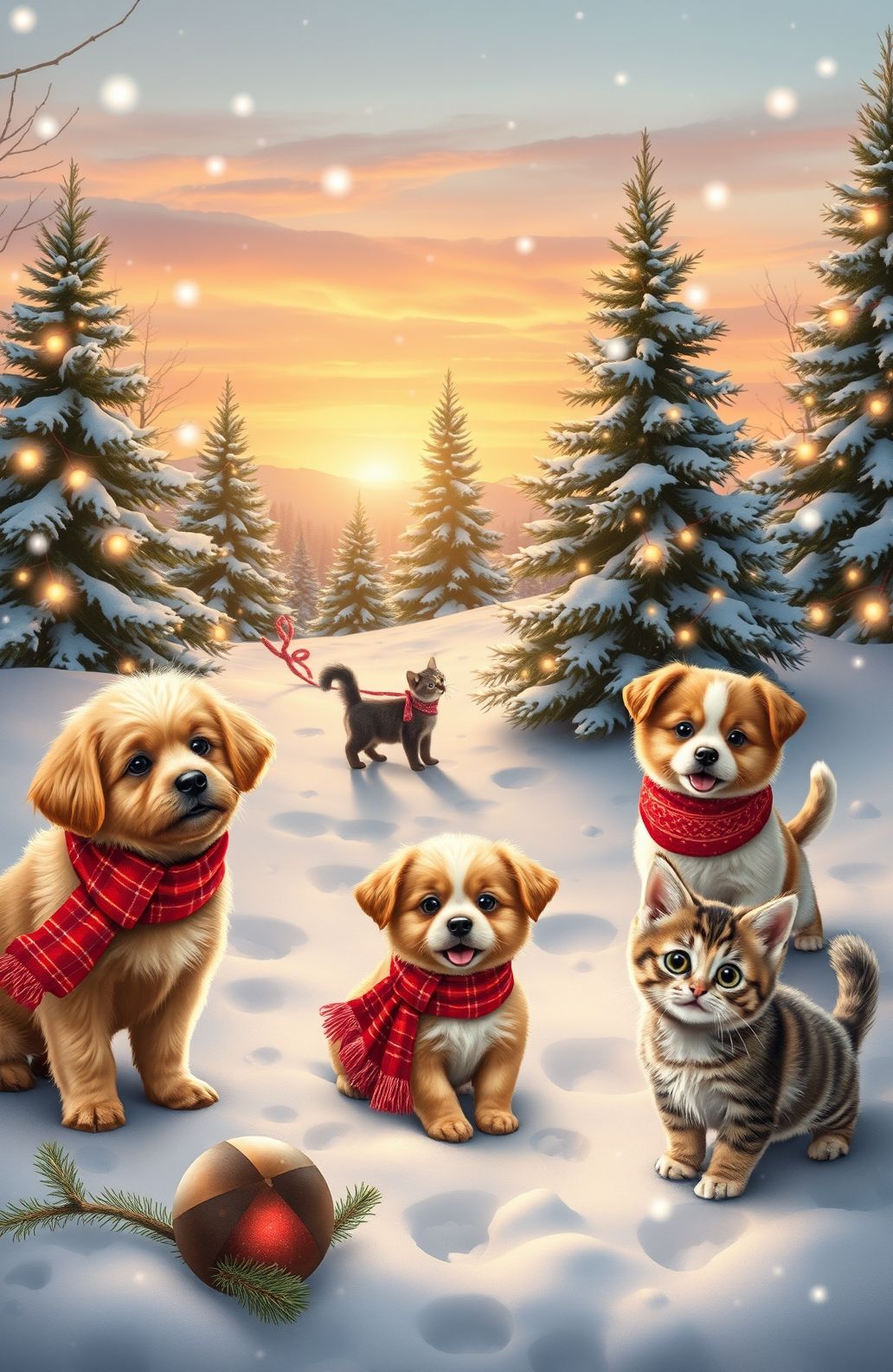 Winter Pet Wallpaper