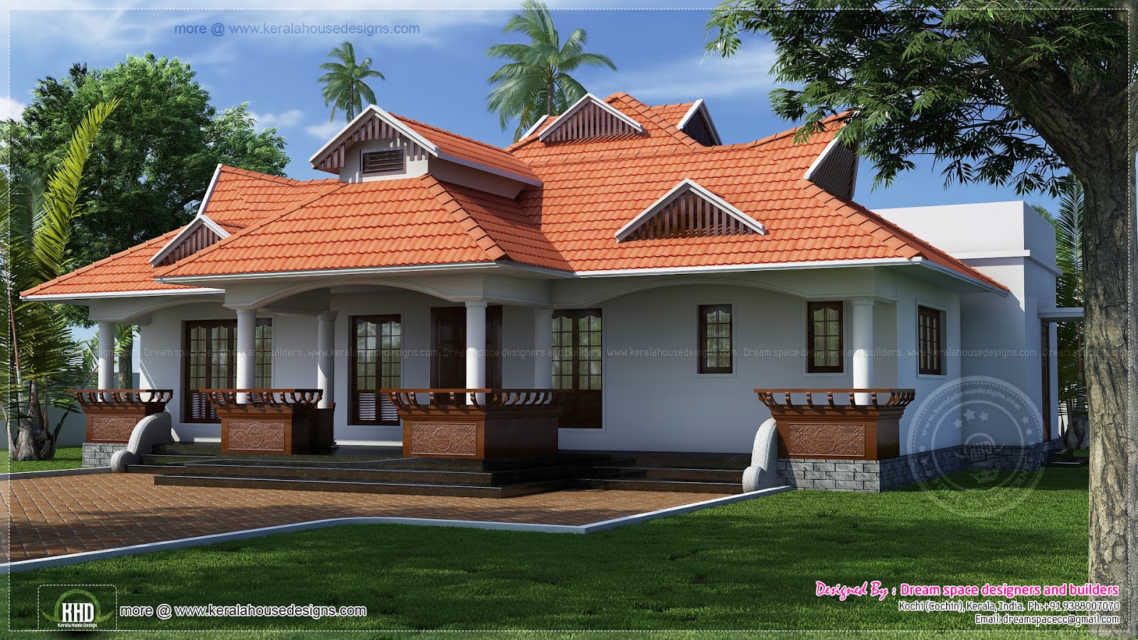 46 Best Kerala house exterior painting images with Sample Images