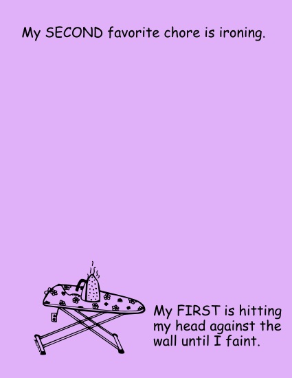 My SECOND Favorite Chore Is Ironing MonsterMarketplacecom