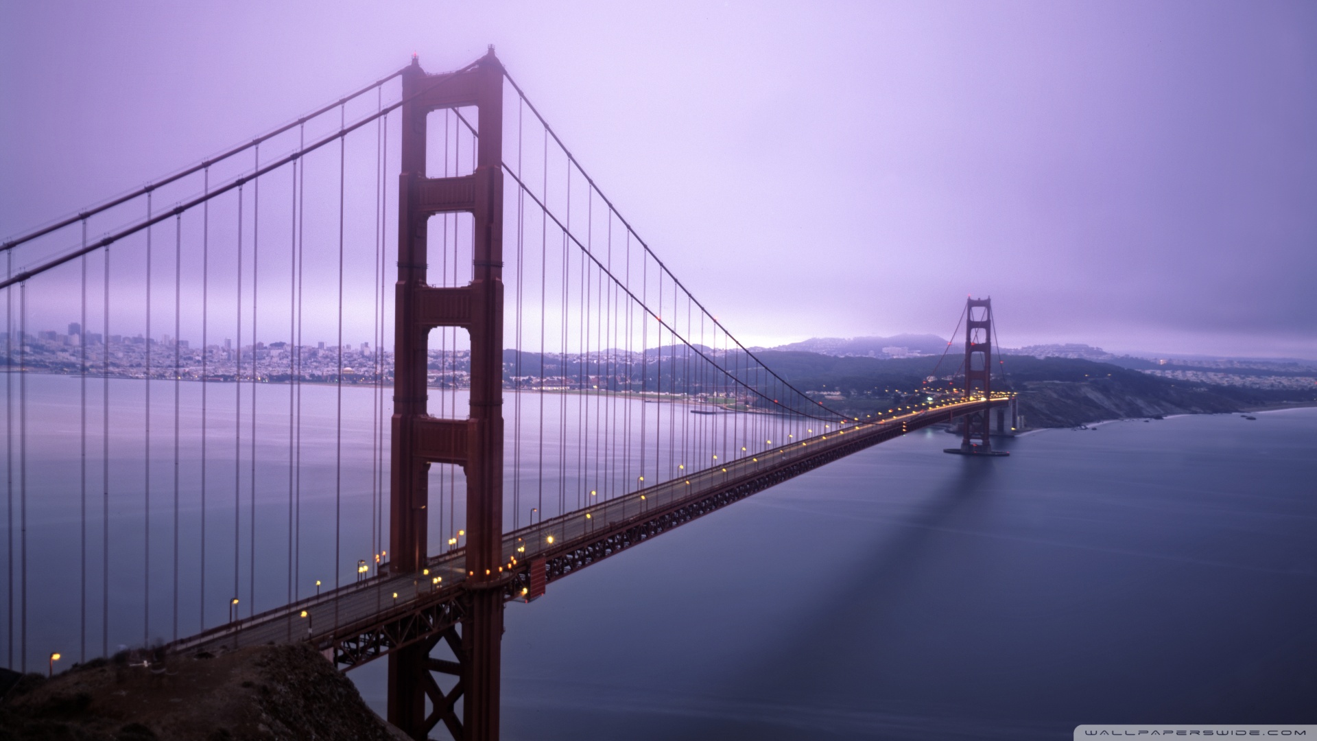 Fog Surround The Golden Gate Wallpaper Wallpoper
