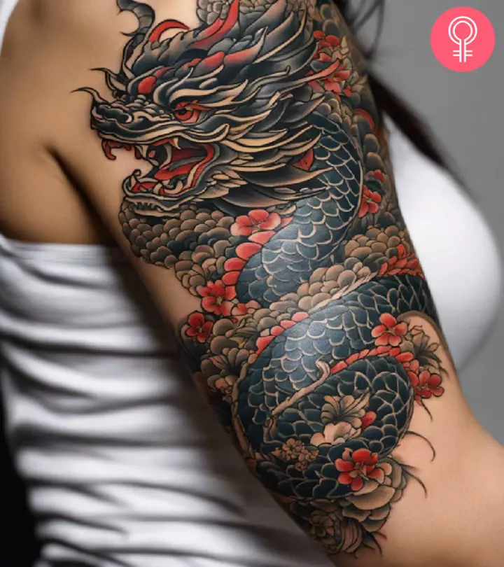 Japanese Dragon Tattoo Wallpaper