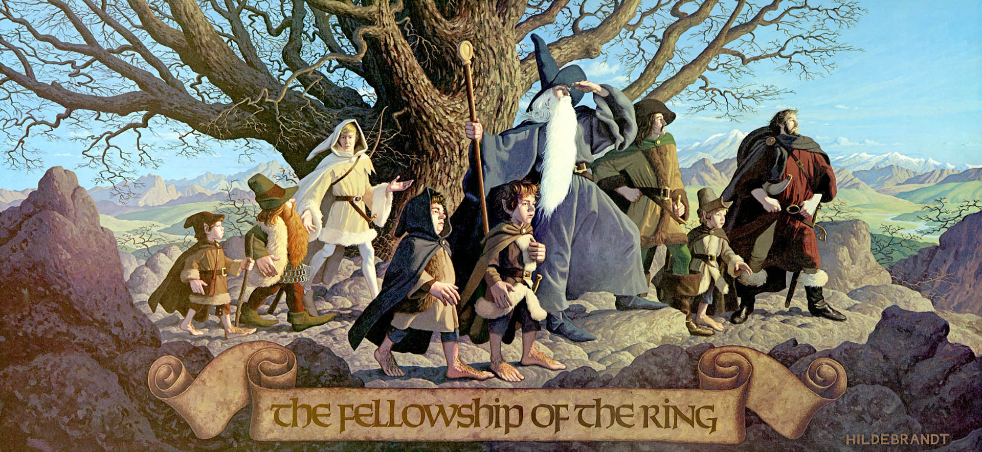 The Fellowship Of Ring Fantasy Lord Rings Wallpaper Image