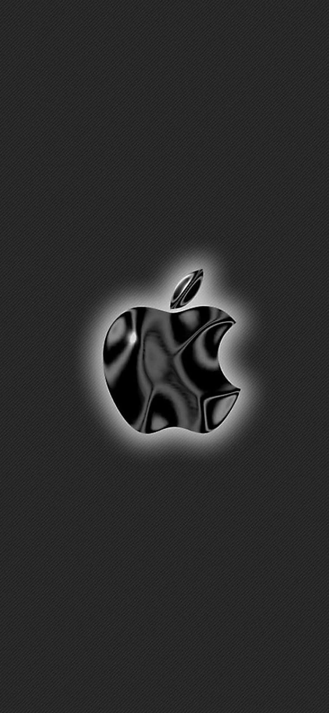 Glossy Black Logo Amazing Apple HD iPhone Wallpaper